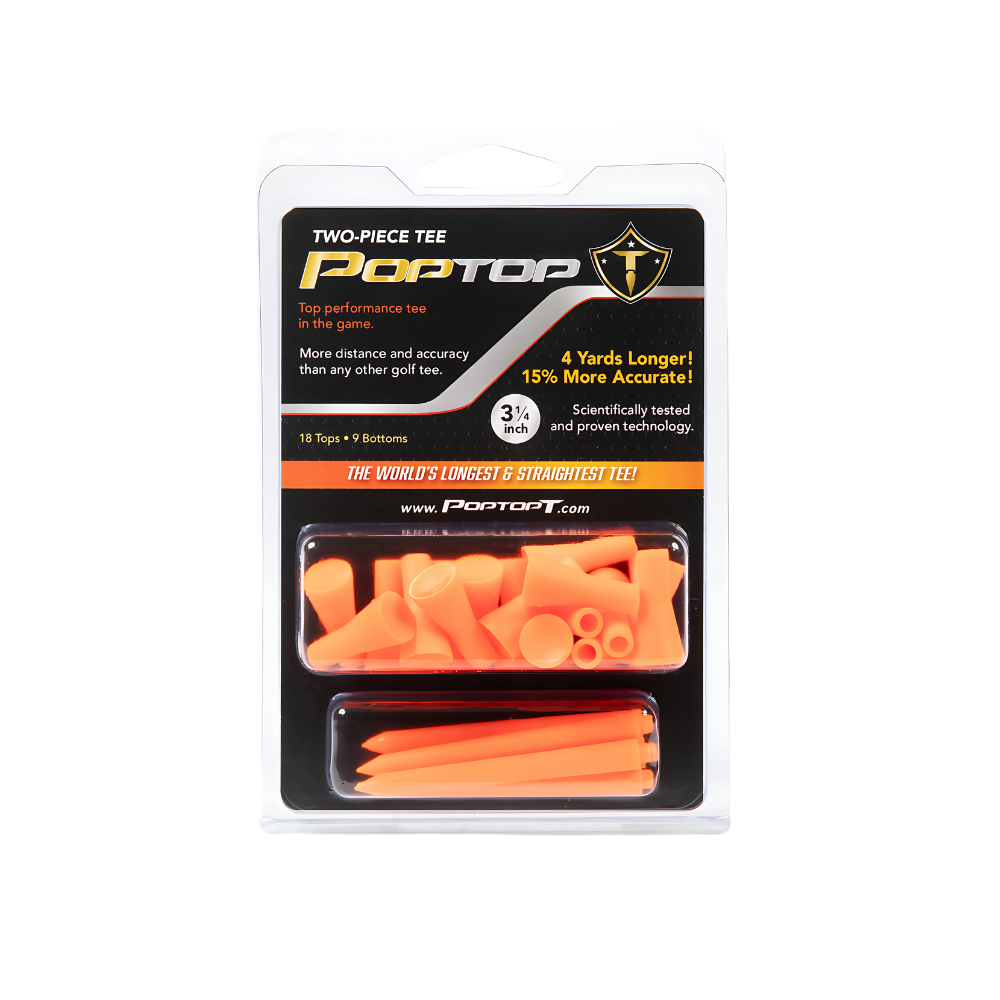 2-Piece Non-Magnet Golf Tees | 18 Pack